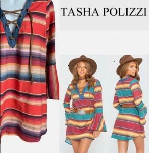 Tasha Polizzi Southwest Serape Print Shift Dress S